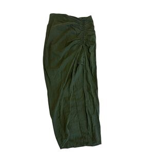 Zara Asymmetrical Olive Skirt